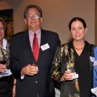 Allen Hunting, Cynthia Hunting, and Helen Hunting with guest.